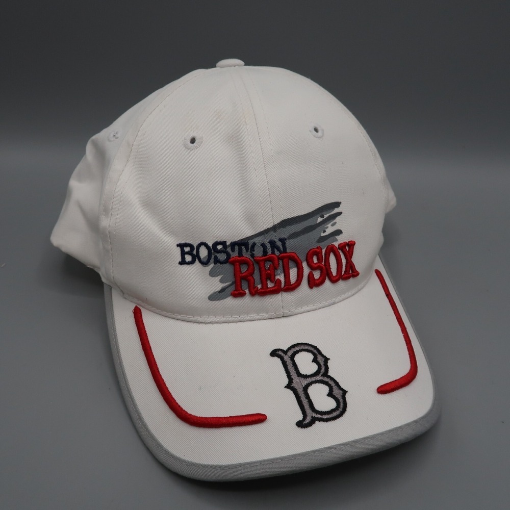 Vintage Annco Boston‎ Red Sox Snapback Hat White Spellout
